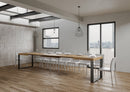 Tavolo Allungabile 180-440x90x77 cm Tecno Quercia Naturale