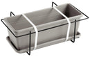 Vaso 40x17x14,5 cm in Polipropilene con Supporto Kit Cassetta Mare 40 Bruno