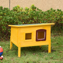 Cuccia Casetta per Animali Domestici in Legno di Abete 70x51.5x60 cm 