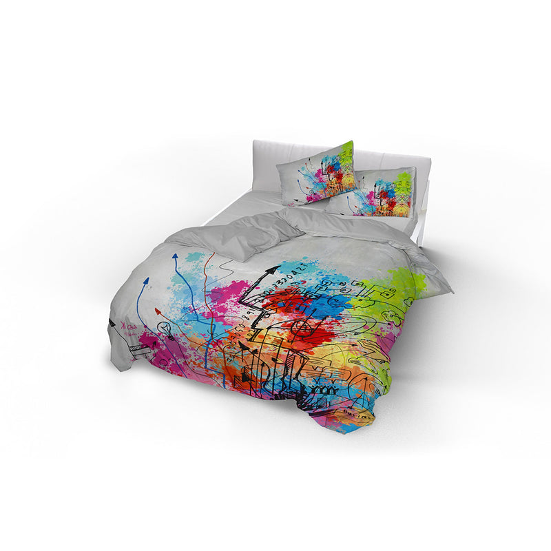 Copripiumino Matrimoniale Stampa sul Sacco e Federe Kio627