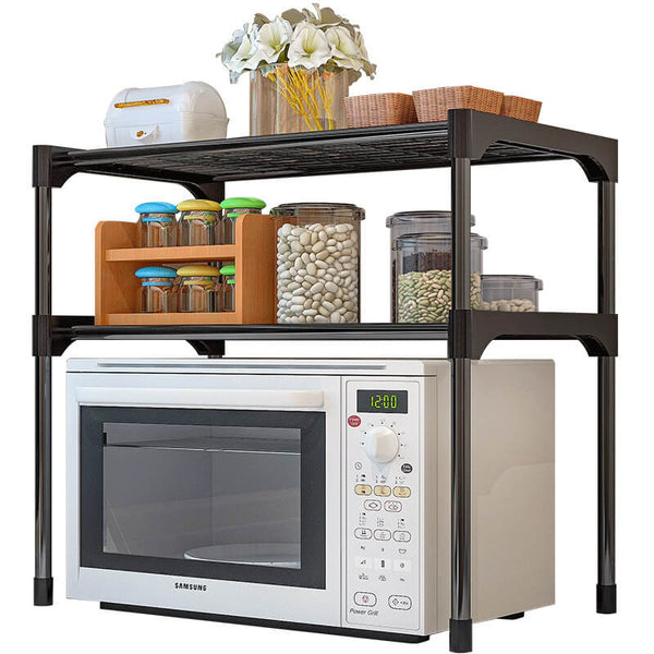 Schwarzes Billy Metallregal 2 Regale 57x30x48 cm online