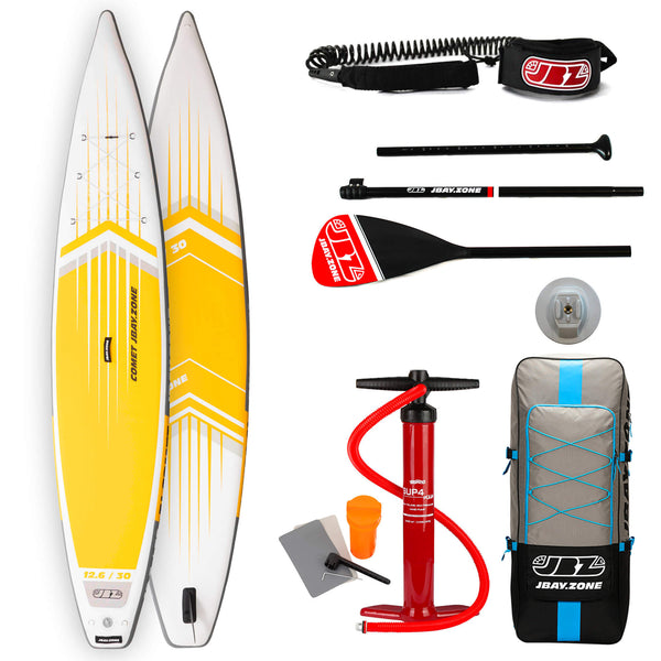 SUP Tavola Stand Up Paddle Gonfiabile 380x76x15 cm con Pagaia Zaino e Accessori Jbay.Zone Comet TJ acquista
