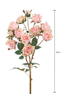 Set 3 Rose Artificiali Branch 62 cm