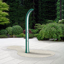 Doccia Solare da Giardino 30L Miscelatore Temporizzato e Lavapiedi Arkema Spring Plus Grigio Antracite