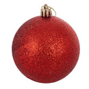 Set 8 Palle di Natale Ø7 cm in Plastica Rosso