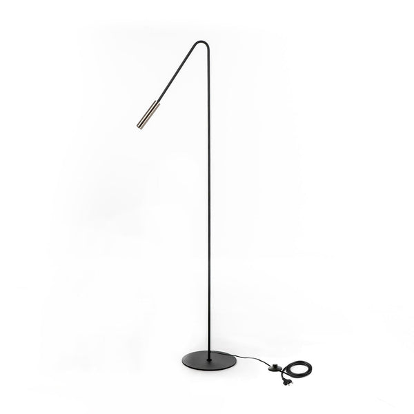 online Lampada da Terra a LED 23x23xH145 cm in Metallo Vega Nero