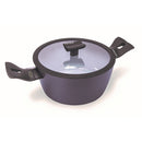 Batteria di Pentole 5 Pezzi Antiaderente Induzione in Alluminio Moneta Aria Finegres