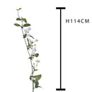 Set 3 Bouvardia Artificiali Pendente Altezza 117 cm Bianco
