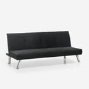 Divano Letto Clic Clac 171x75x73 cm in Tessuto Nero