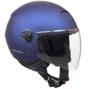 Casco Jet per Scooter Visiera Lunga CGM Florence 107A Blu Opaco XS - (53-54 cm)