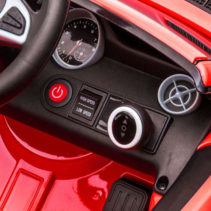 Macchina Elettrica per Bambini Licenza Mercedes SLC 300 con Telecomando Rosso  