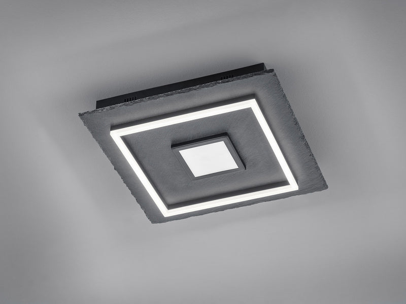 Plafoniera da Interno a LED SMD in Ardesia Nero