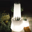 Vaso Luminoso da Giardino a LED 56x49x43 cm in Resina 5W Magnolia Multicolore