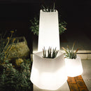 Vaso Luminoso da Giardino a LED 49x40x95 cm in Resina 5W Magnolia Multicolore