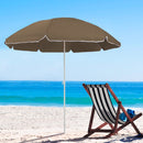 Ombrellone da Giardino Ø180 cm in alluminio telo in poliestere Tortora