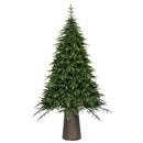 Albero di Natale Macao 240 cm Folto Base Effetto Legno Tronco 2761 Rami Foltissimo