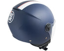 Casco Jet per Scooter Visiera Lunga CGM Deejay 107DJ1 Blu Opaco