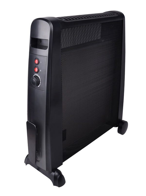 online Radiatore Elettrico Romeo 1000-2000 W Calore su 3 Lati con Pannello in Mica Nero