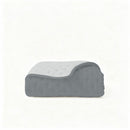 Trapuntino Estivo Effetto Water Washed Singolo 160x250 cm in Microfibra Grigio Scuro e Grigio Chiaro  