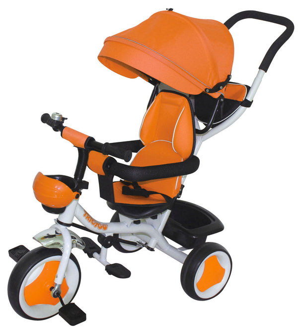 prezzo Kinderwagen Dreirad mit 360° Drehsitz Kidfun Tricygò Orange
