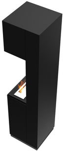 Camino a Bioetanolo da Pavimento 40,8x170 cm Flig Nashville Nero