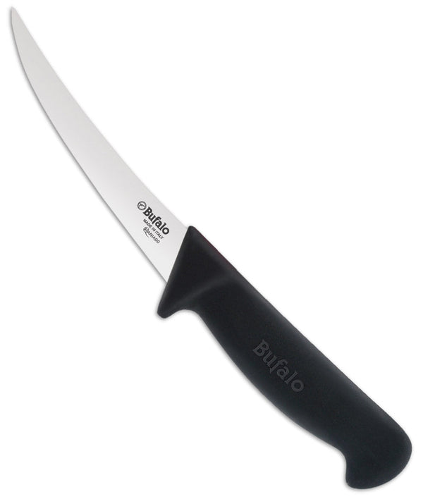 prezzo Gebogenes Ausbeinmesser Klinge 13 cm Buffalo S102/13 Schwarzer Griff