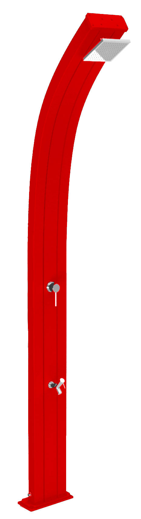 acquista Doccia da Esterno Giardino Miscelatore e Lavapiedi Arkema Spring Cherry
