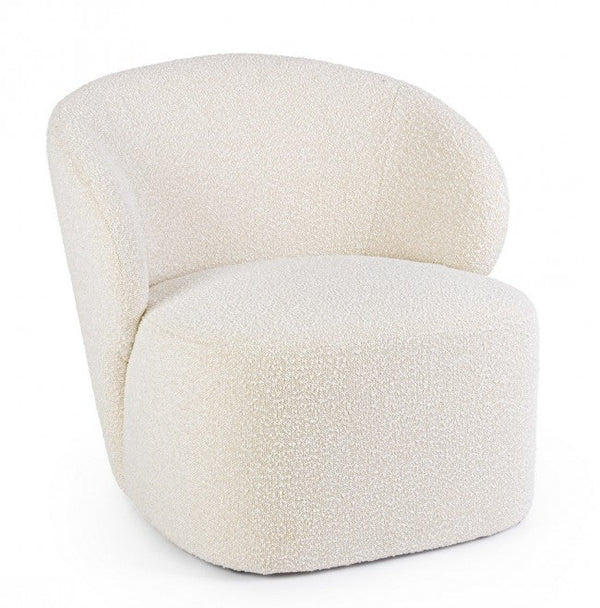 prezzo Poltrona Soggiorno 79,5x75,5x72 cm Babila in Bouclè Naturale