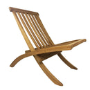 Poltrona Pieghevole Camel Design Ergonomico Salvaspazio in Legno Teak      