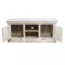 Mobile TV Winfred 140x40x60 h cm in Legno Bianco