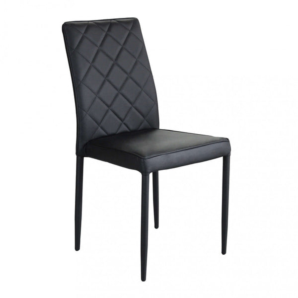 online Blossom Chair 41x50x91 h cm in schwarzem Kunstleder