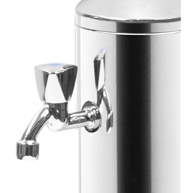 Doccetta Lavapiedi da Giardino con 2 Rubinetti ATI Docce LAV 2R Inox Anodizzato