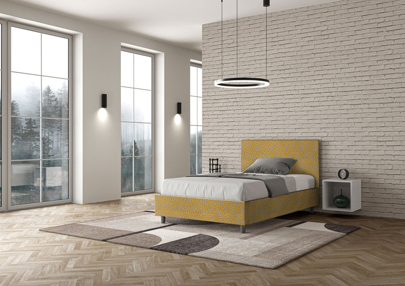 Letto 1 Piazza e Mezzo Adele Era 06 Giallo Varie Misure