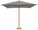 Ombrellone da Giardino 3x3m Palo Ø48 mm in Legno e Poliestere Grigio