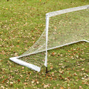 Porta da Calcio Portatile con Rete 186x90x89 cm  Bianca