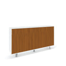 Mobile Soggiorno Madia 3 Ante 3 Cassetti 164x41x92 cm Ossido Bianco e Rovere Dogato   