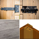 Casetta Box da Giardino 1,63x0,74 m con Pavimento in Legno Picea Massello 16mm Eden