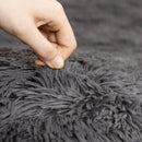 Tappeto Moderno 230x160 cm in Poliestere Grigio