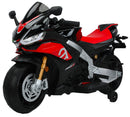 Moto Elettrica per Bambini 24V con Licenza Aprilia RSV4 BIG Nera