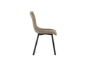 Set 4 Sedie Iris 45x56x86 cm in Tessuto Easy-Clean Beige       