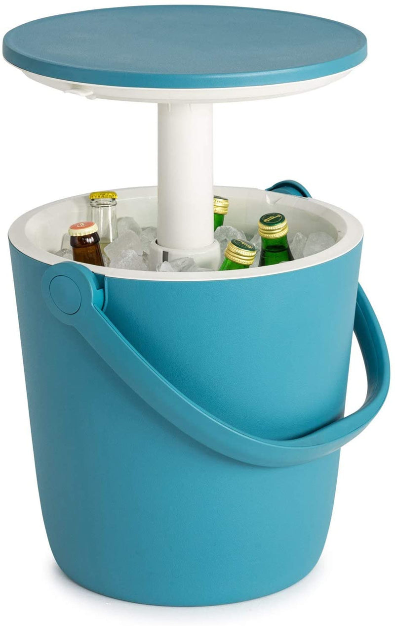 Secchiello Termico Porta Ghiaccio Ø38x37 cm in PVC Keter Go Bar Blu