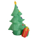 Albero di Natale Gonfiabile 150 cm LED Verde 