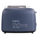 Tostapane Toast 28,5x18,5x19,5 cm 925W VdE Tivoli 1996 Blu