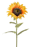 Set 2 Girasole Artificiale Altezza 123 cm Giallo