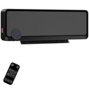 Riscaldatore Elettrico da Parete 56x18,5x11,7 cm a 3 Modalità con Timer 12h in PP e PA Nero      