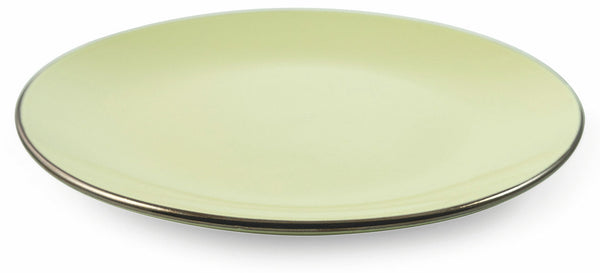 prezzo Set 6 Speiseteller aus Steingut Ø27,5x3 cm Villa d'Este Home Tivoli Royal Light Yellow