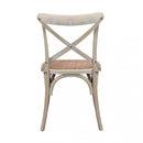 Sedia Cross 46x42x87 cm  in Legno Marrone