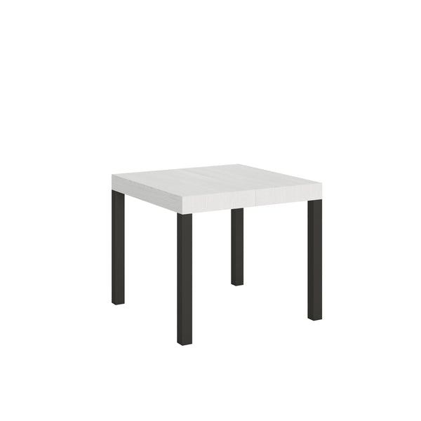 Tavolo Allungabile 90-246x90x77 cm Everyday Bianco Frassino sconto