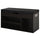 Schuhschrank mit Aufbewahrungsbank 80 x 30 x 45 cm in Spanplatte Nussbaum dunkel