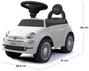 Macchina Cavalcabile per Bambini con Licenza Fiat 500 Baby Bianca